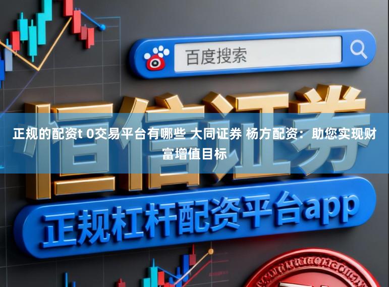 正规的配资t 0交易平台有哪些 大同证券 杨方配资：助您实现财富增值目标