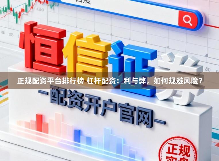 正规配资平台排行榜 杠杆配资：利与弊，如何规避风险？